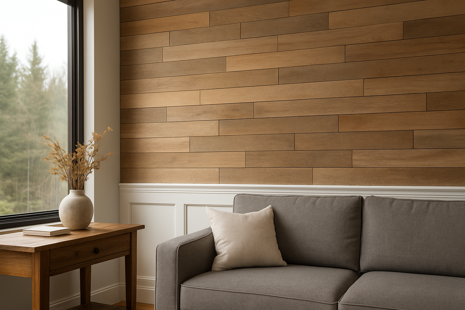 Peel and Stick Wood Panels vs Traditional Paneling: Cost, Time ...