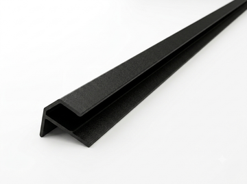 LOFT Esquinero exterior de aluminio · Negro — Remate para panel