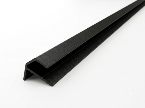 LOFT Esquinero exterior de aluminio · Negro — Remate para panel
