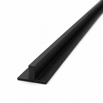 LOFT Aluminum T-Profile · Black — Panel Trim